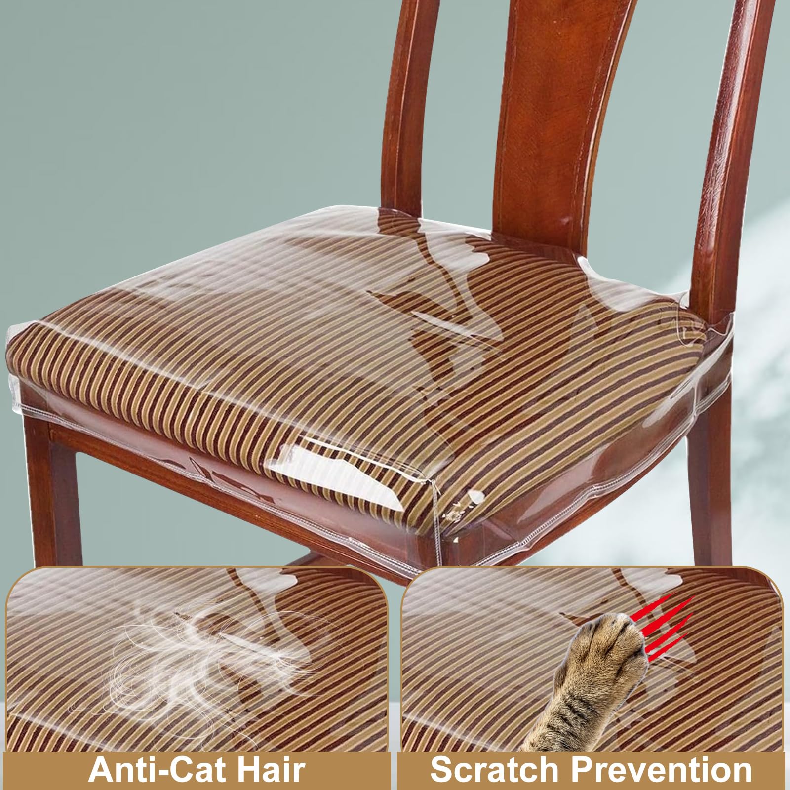 LDXDRU chair cover wipes clean with a damp cloth