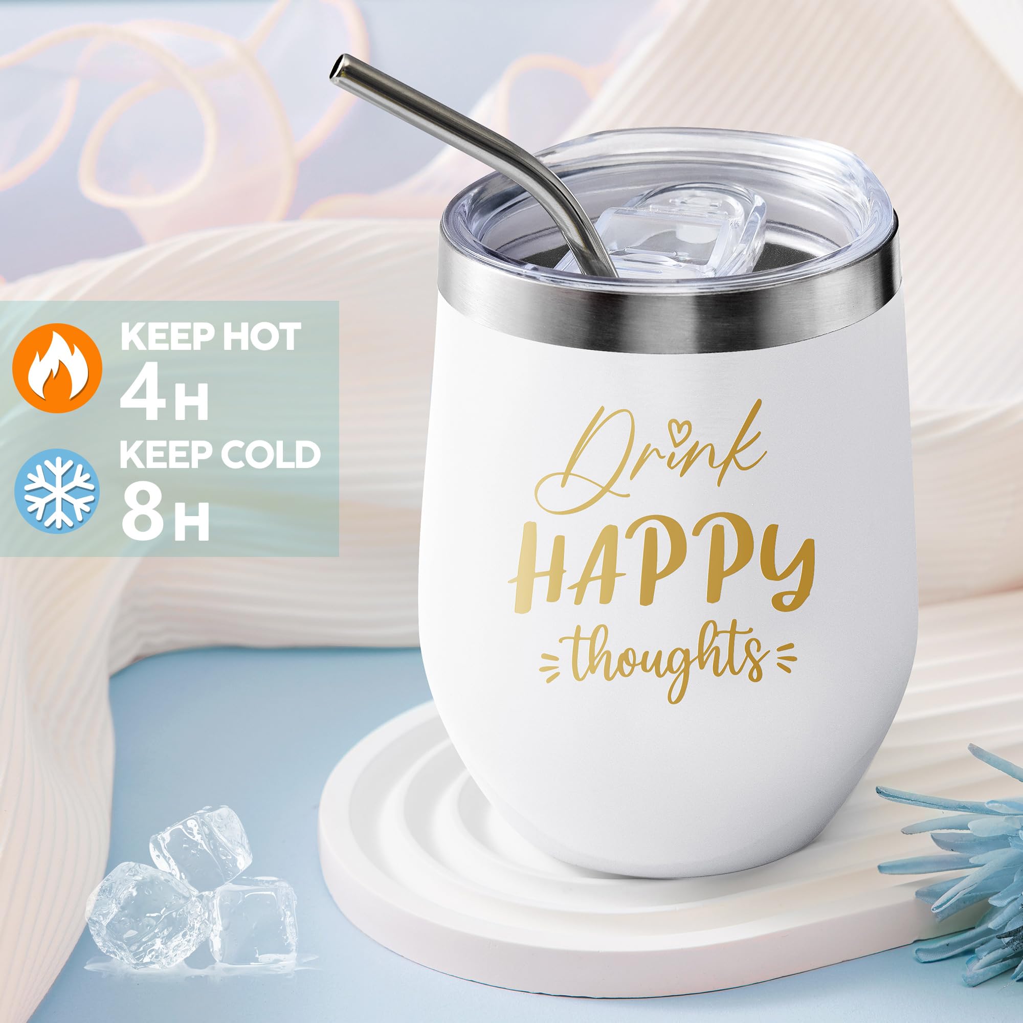 LE CADEAU 12oz insulated tumbler maintains drink temperature
