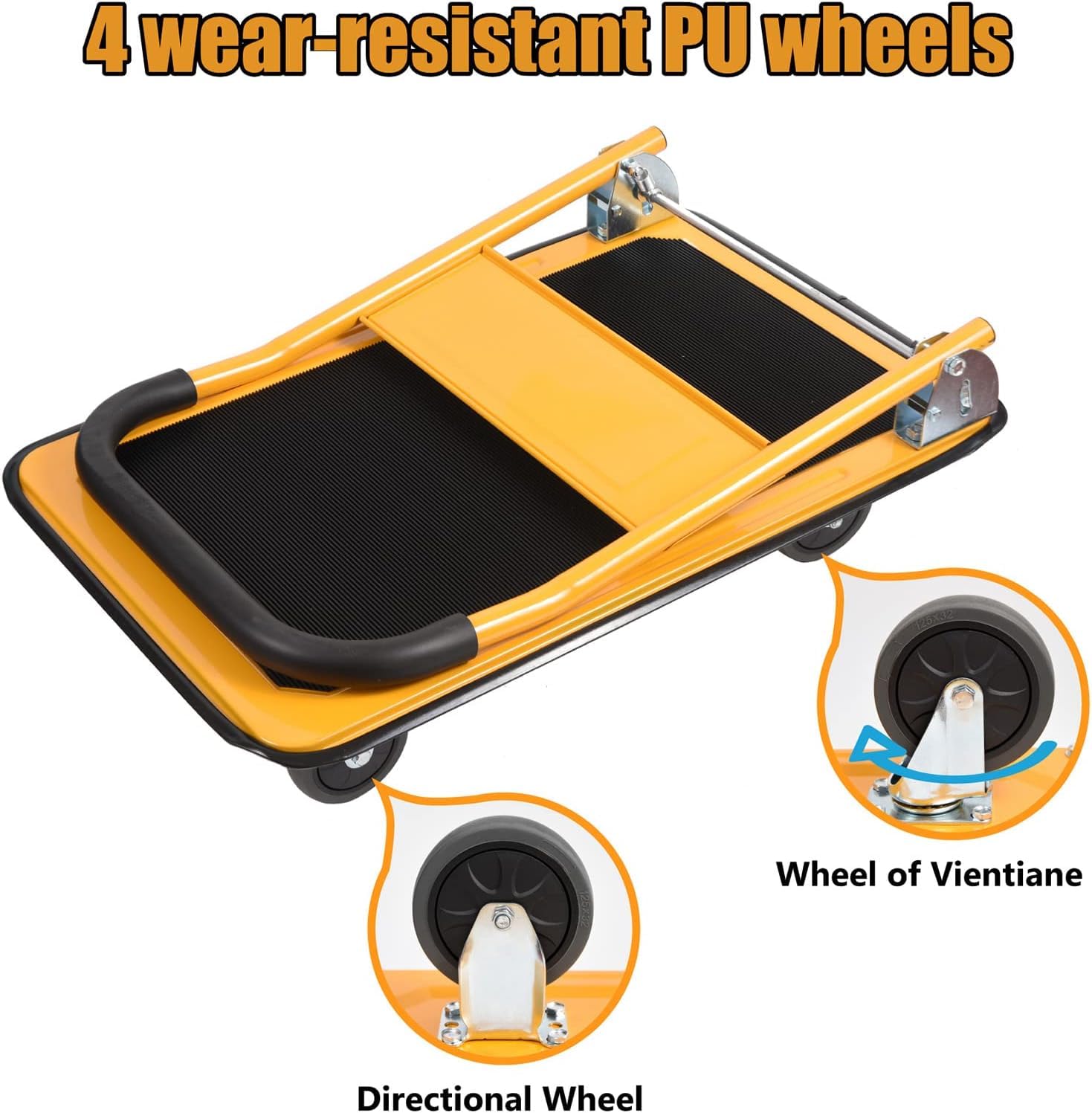 LEADALLWAY multipurpose cart supports home, office, and travel tasks.