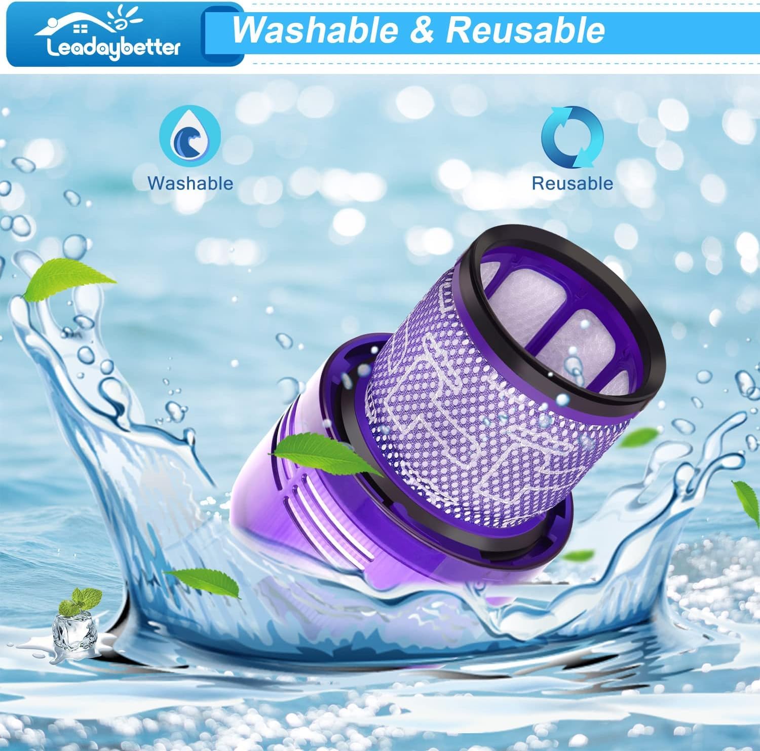 Leadaybetter filters use high-strength materials for durability and long life.