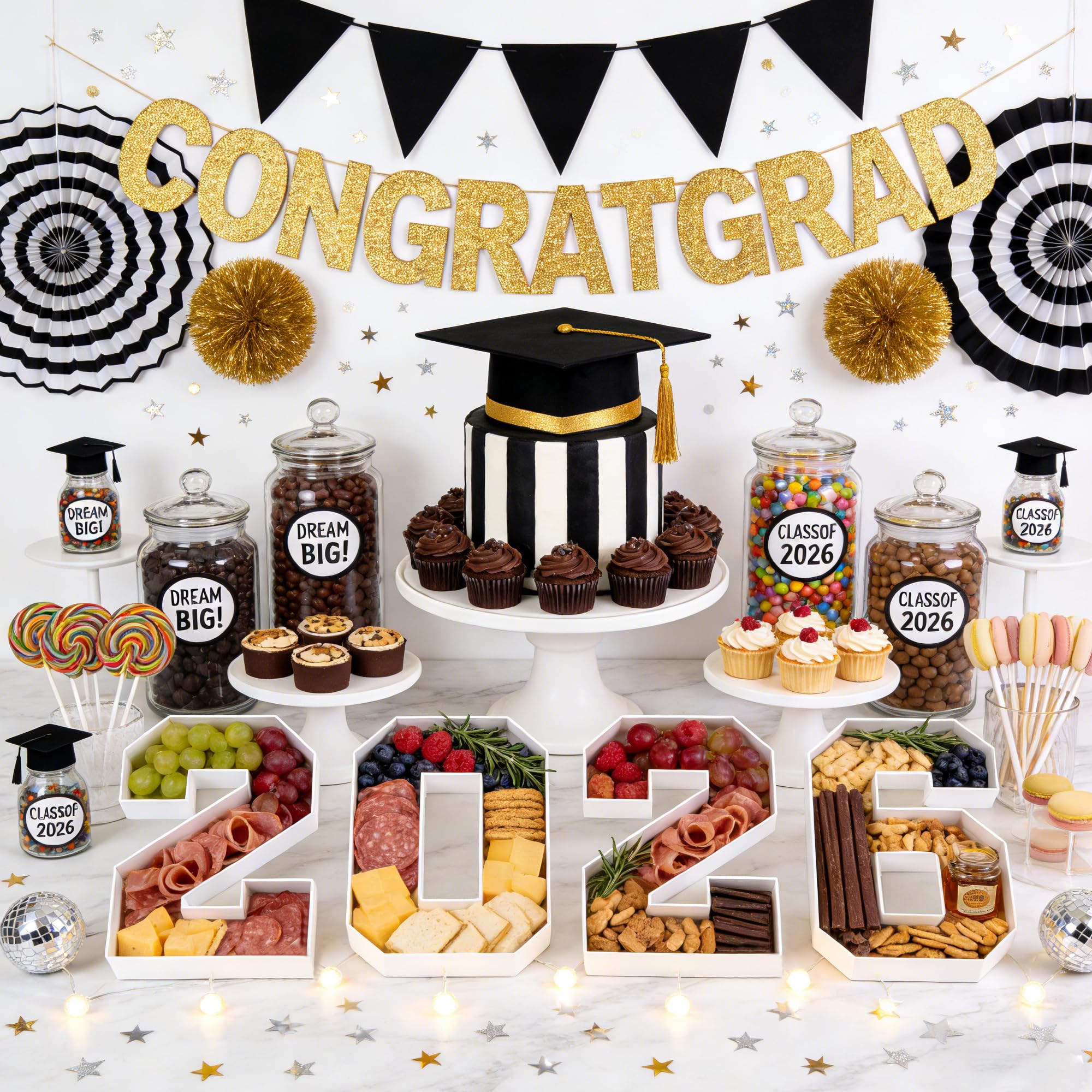 Leadinor Graduation Numbers Tray offers an eco-friendly alternative to plastic.