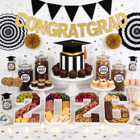 Leadinor Graduation Numbers Tray offers an eco-friendly alternative to plastic.