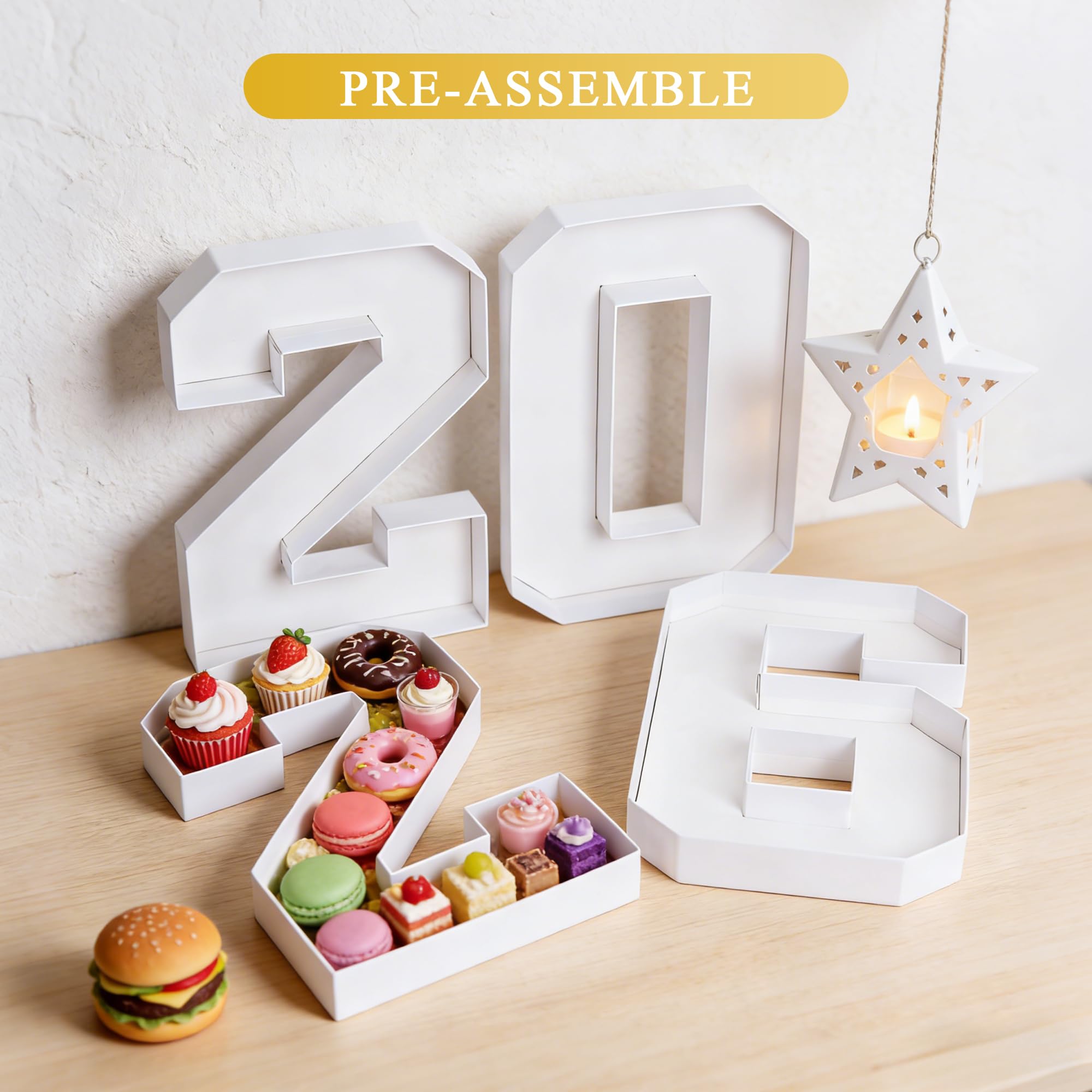 Leadinor Graduation Numbers Tray features an odorless coating for safe serving.