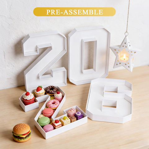 Leadinor Graduation Numbers Tray features an odorless coating for safe serving.