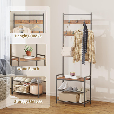 Leadpro movable hooks and shelves let you customize hanging and storage.