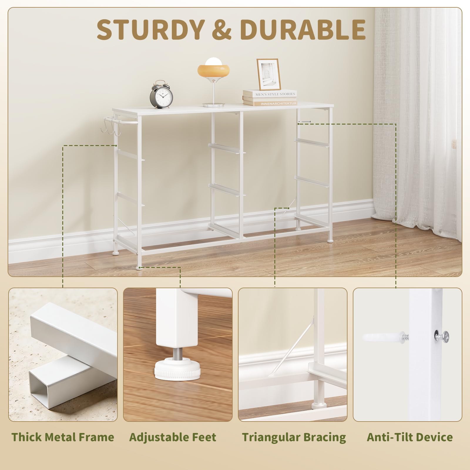 Leadpro sturdy storage organizer with triangle braces for added strength.