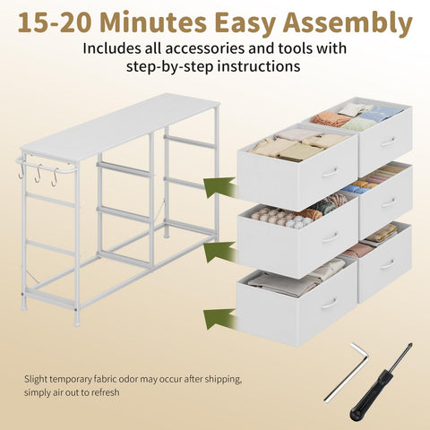 Leadpro versatile unit doubles as a slim TV stand and dresser.