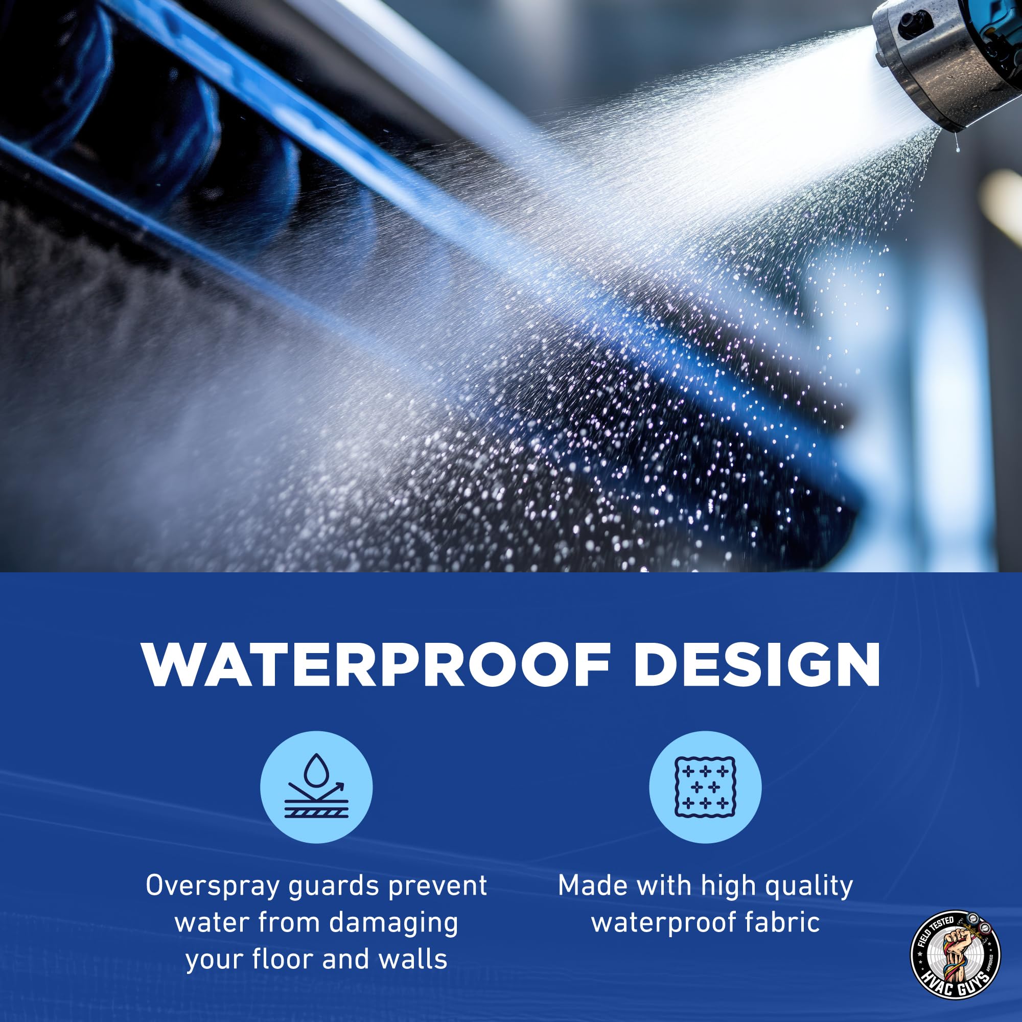 Leak Saver drain hose 9ft extends reach for efficient water management.