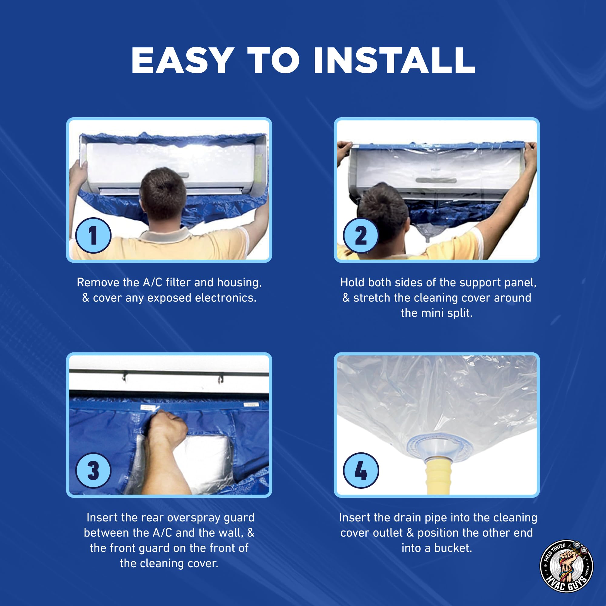  Leak Saver durable waterproof fabric bag designed for repeated professional and DIY use