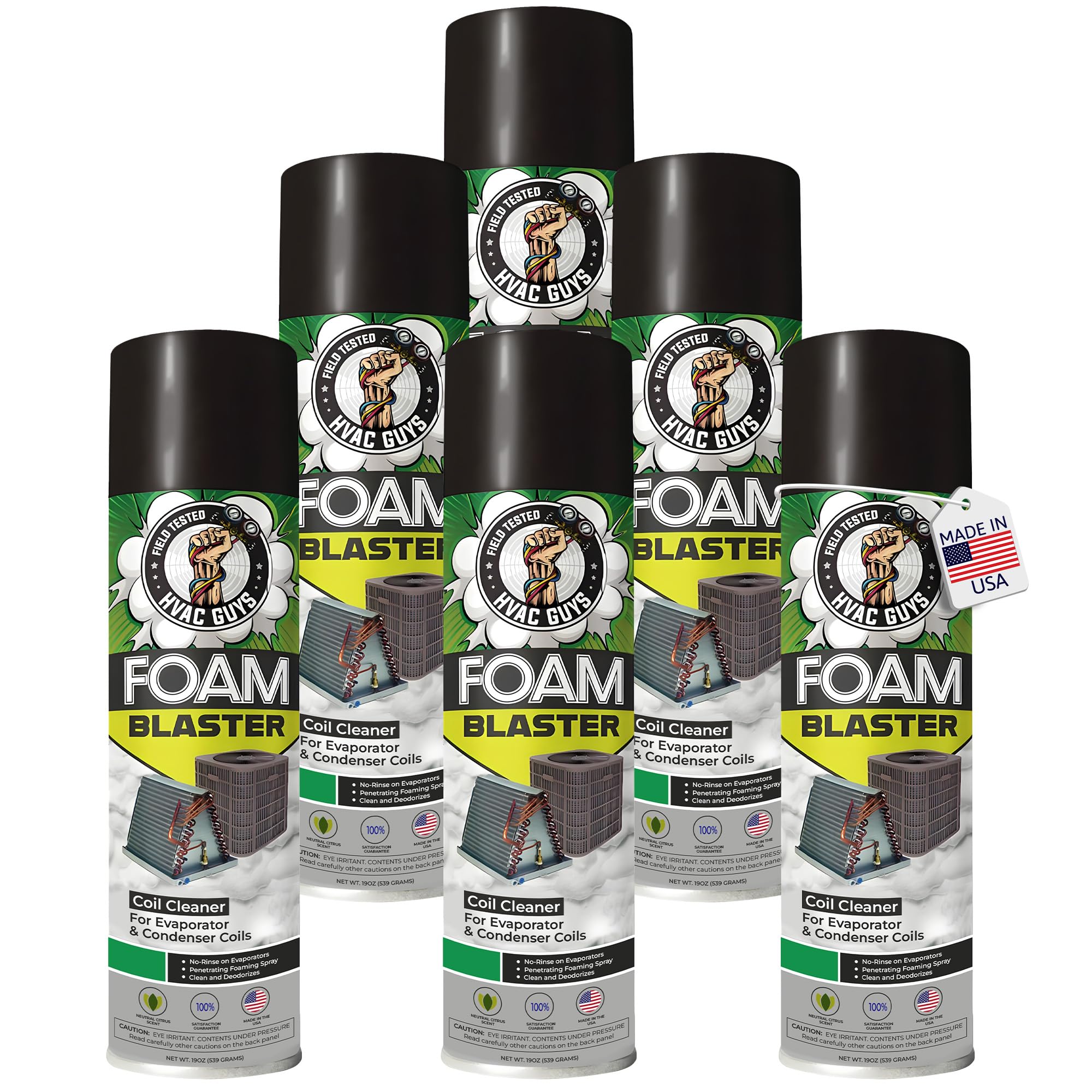 Leak Saver Foam Blaster evaporator no rinse coil cleaner for evaporators improves cleaning efficiency