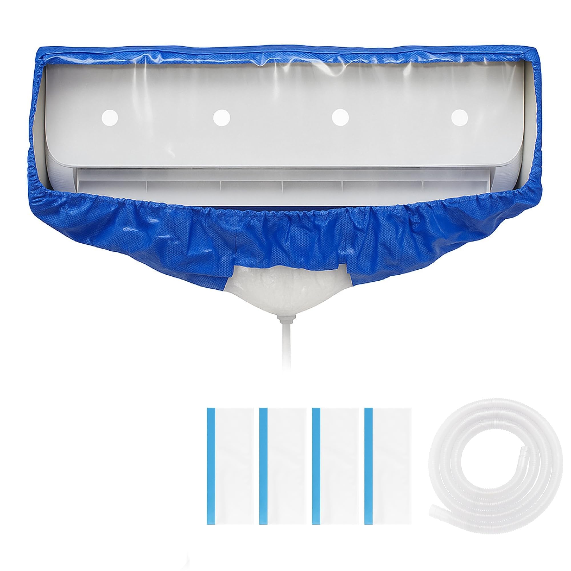  Leak Saver mini split cleaning bag shows 360-degree waterproof coverage for safe cleaning