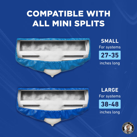Leak Saver front and rear overspray guards reduce mess around the unit.