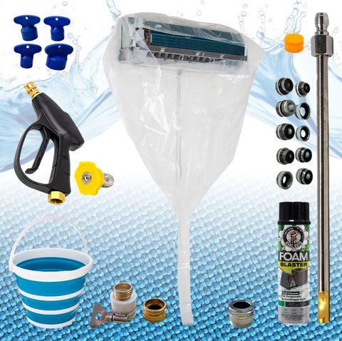 Leak Saver universal mini split cleaning kit adaptable to all systems