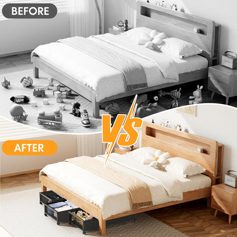 LeArex transparent PVC dust cover lets you see contents at a glance.