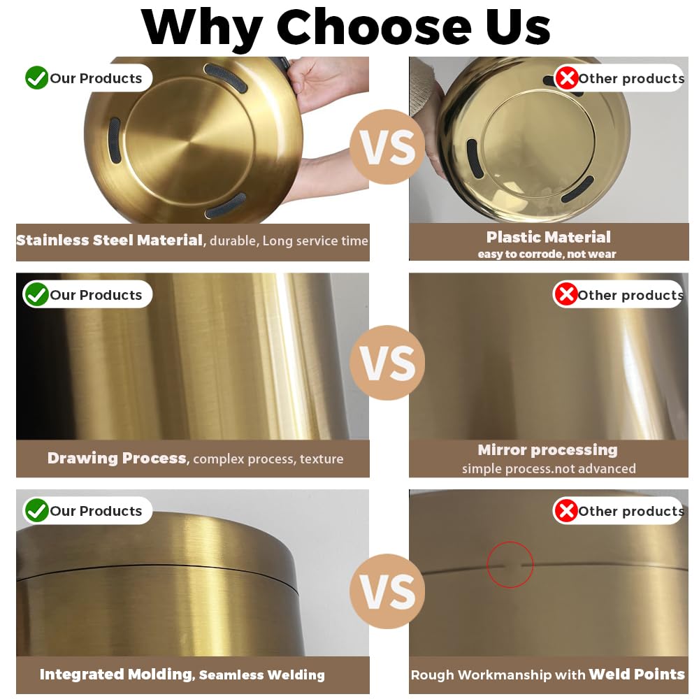LEASYLIFE gold color option complements modern interiors.