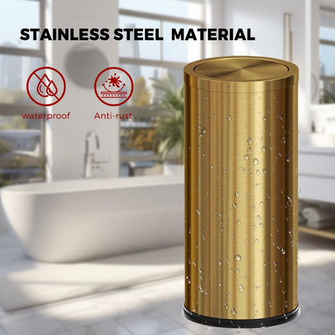 LEASYLIFE brushed brass finish adds stylish durability to busy spaces
