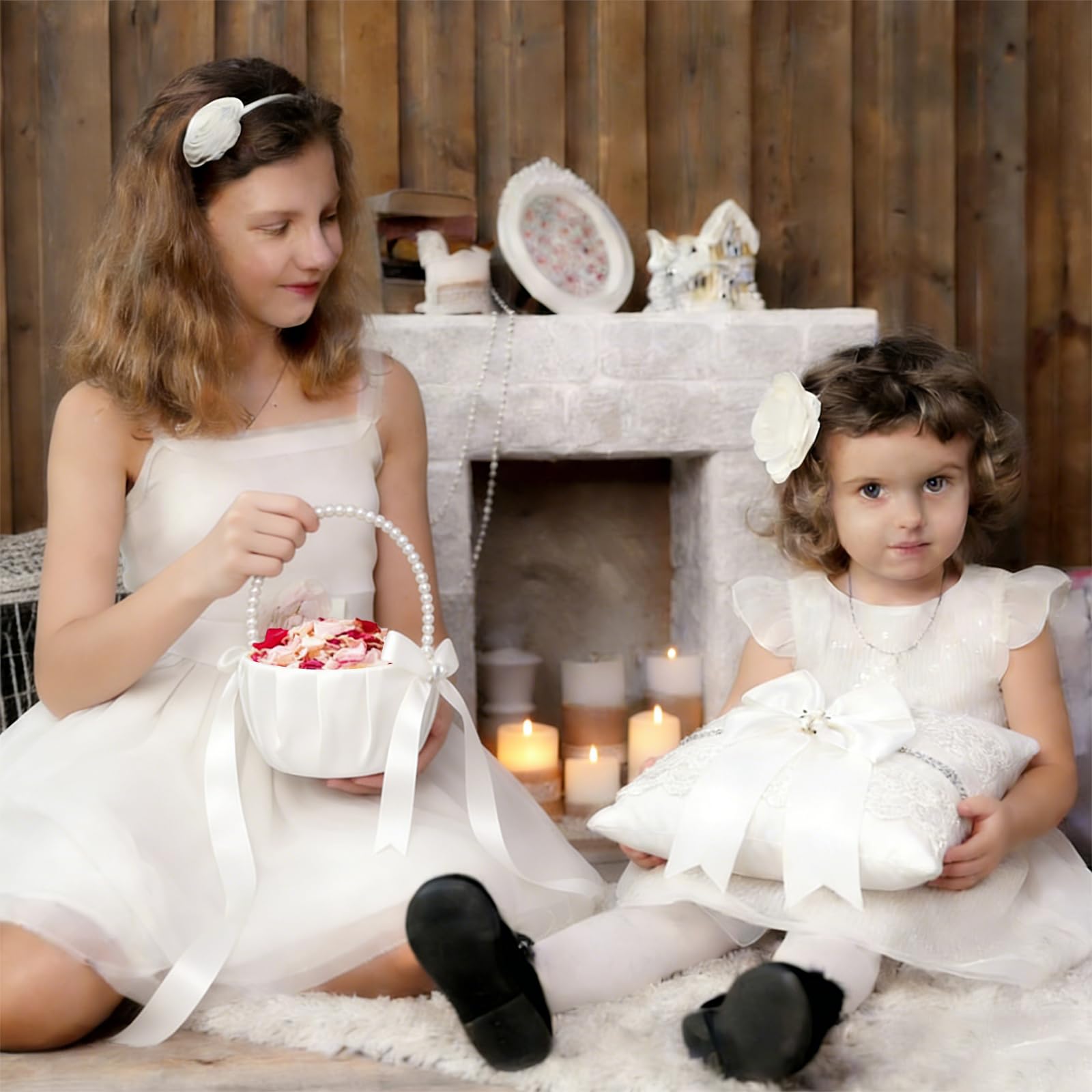 Lebsitey wedding baskets ideal for petals, confetti, or small gifts