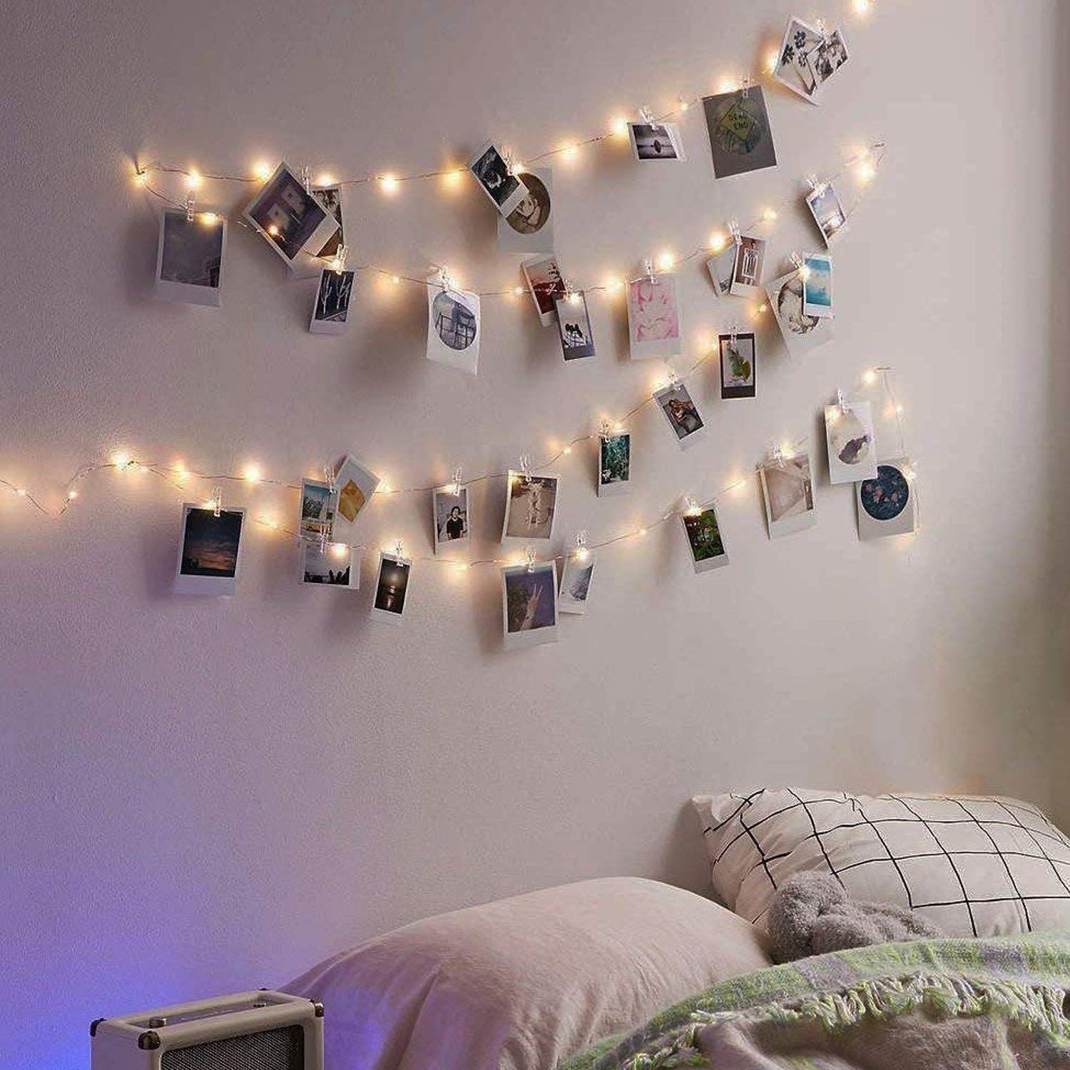 LECLSTAR battery-powered string lights stay portable and cordless.
