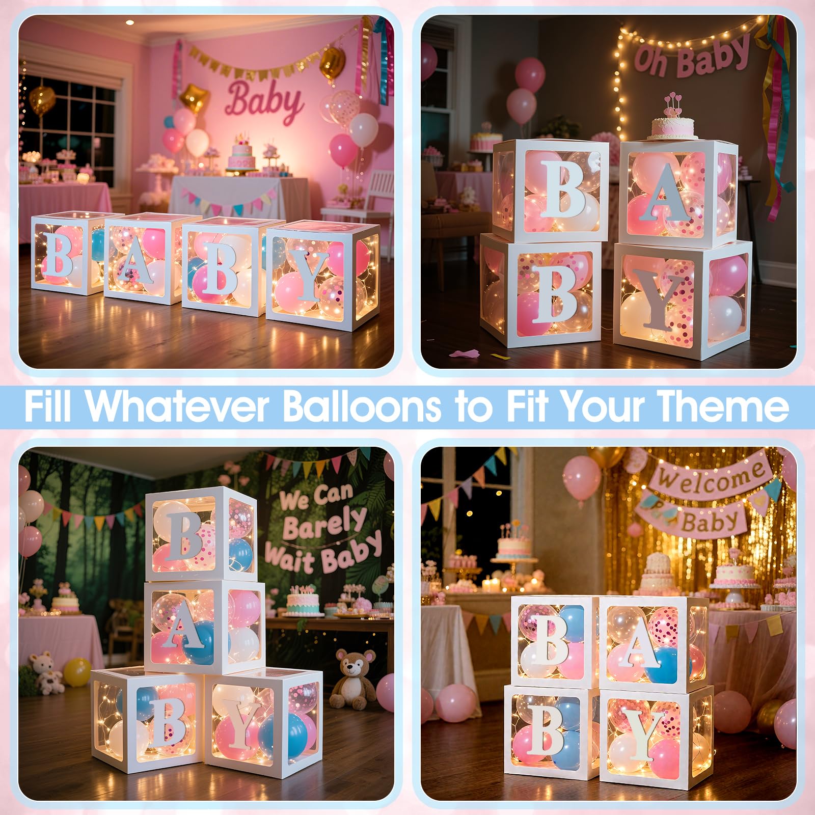 Ledido party backdrop ready for gender reveal and birthdays