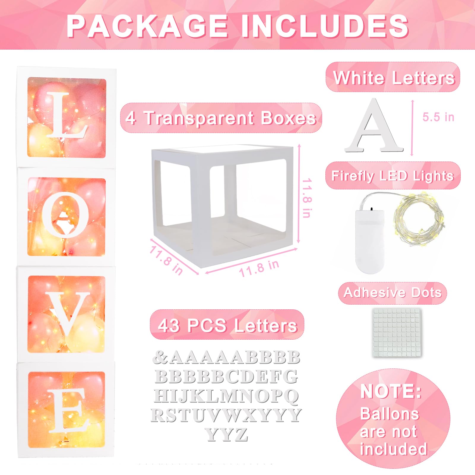 Ledido letters numbers packs for customizable graduations