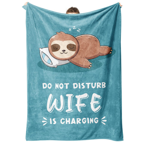 Leebbsin sloth blanket wrapped comfort for cozy evenings.
