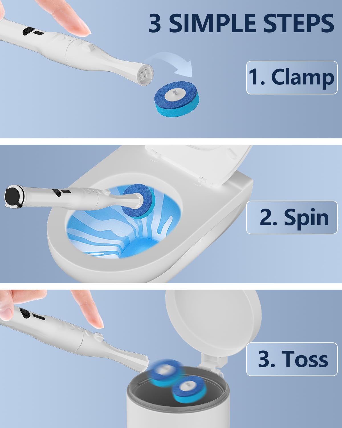 Leebein ergonomic holder keeps the bathroom tidy and brushes accessible
