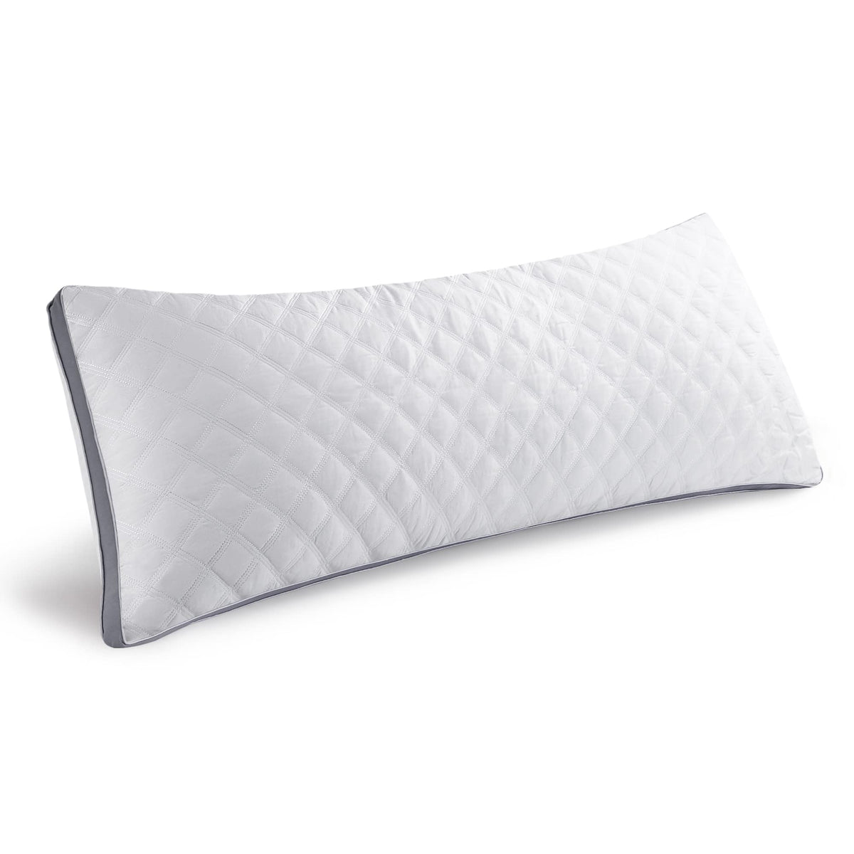 Leeden solid-weight body pillow insert cradles you for stable side-sleep support.