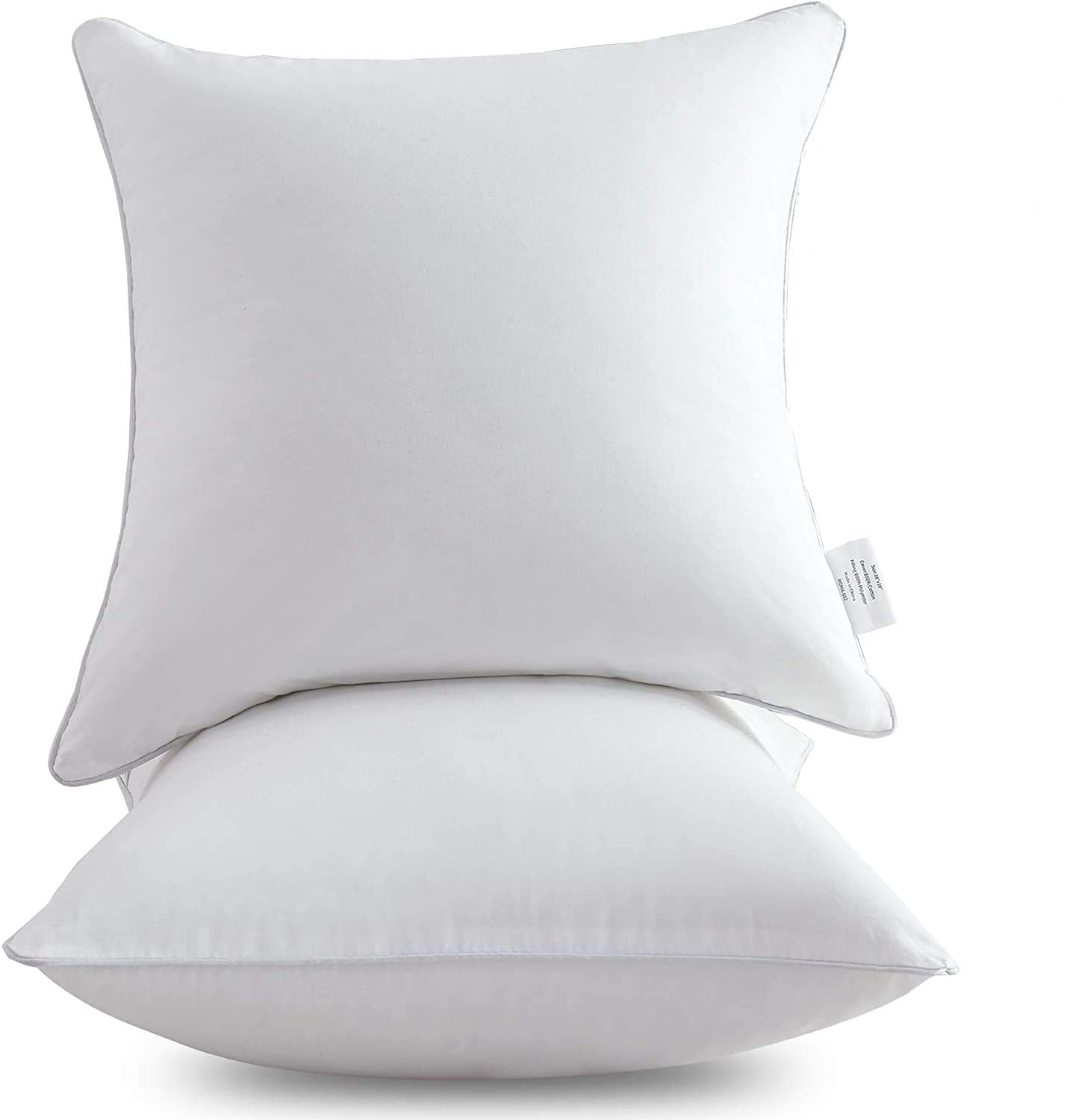 Leeden pillow inserts in vacuum packaging ready to fluff quickly