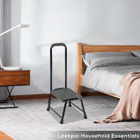 Leekpai Stool with non-slip, grooved surface reduces slips during everyday chores.