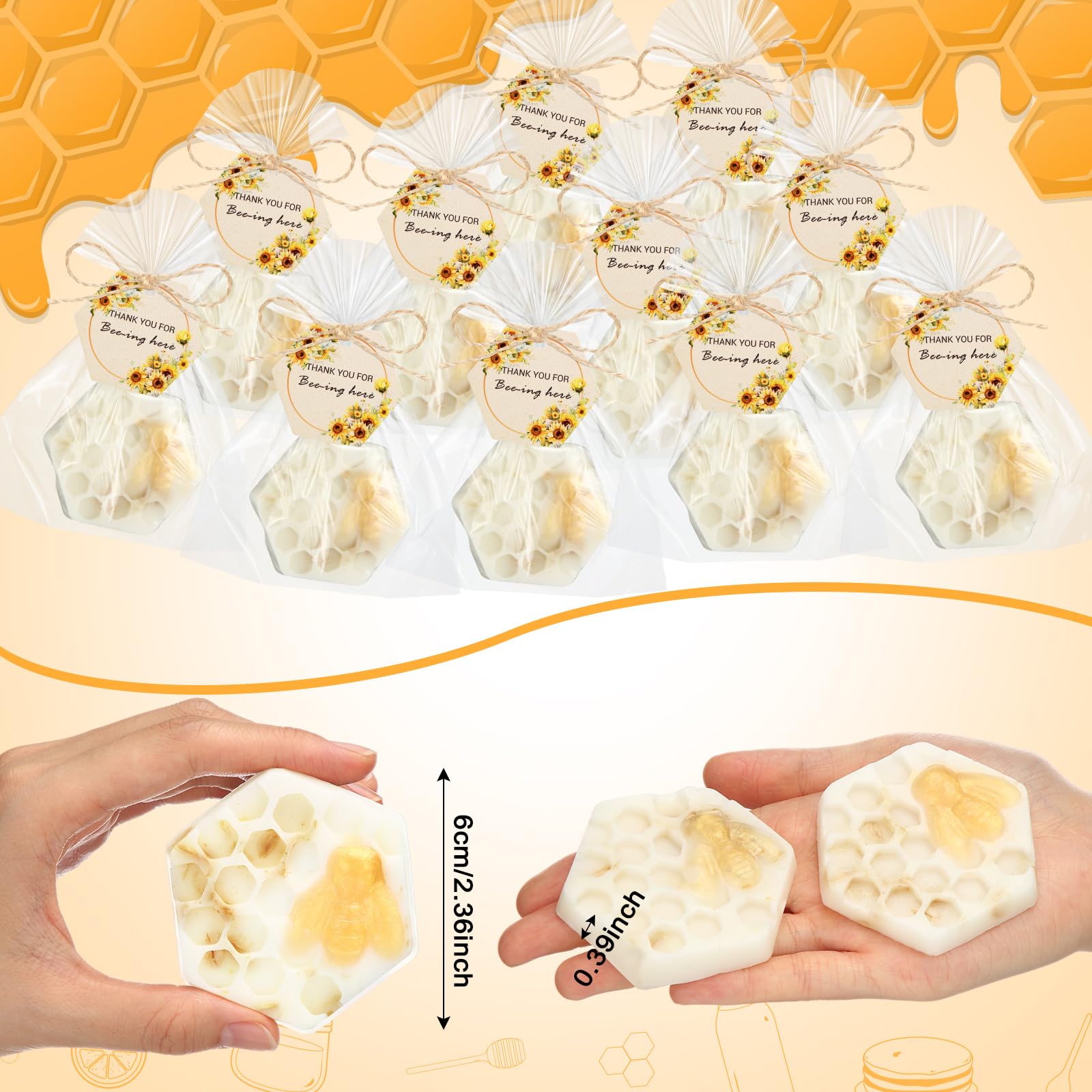 Leelosp honeycomb soap design adds charming decor and fragrance