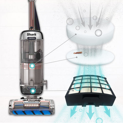 Leemone AZ2002 post-motor filter improving air flow and longevity.