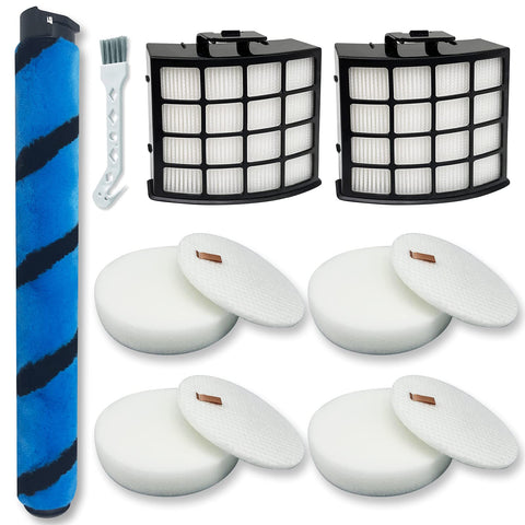 Leemone AZ2002 soft brushroll removing pet hair from carpet surfaces.