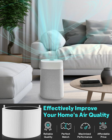 Leemone Blue Pure 211i Max in-use purifier demonstrates quick replacement