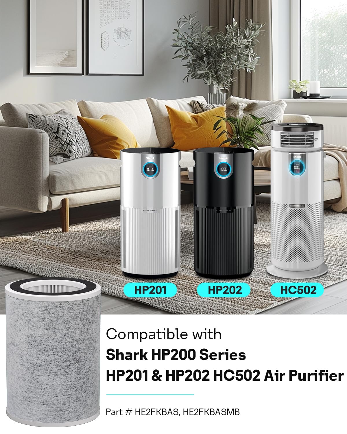 Leemone HP202 compatible Shark models for easy replacement