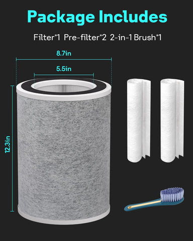 Leemone HP202 filter ready for Shark HC501 installation in homes