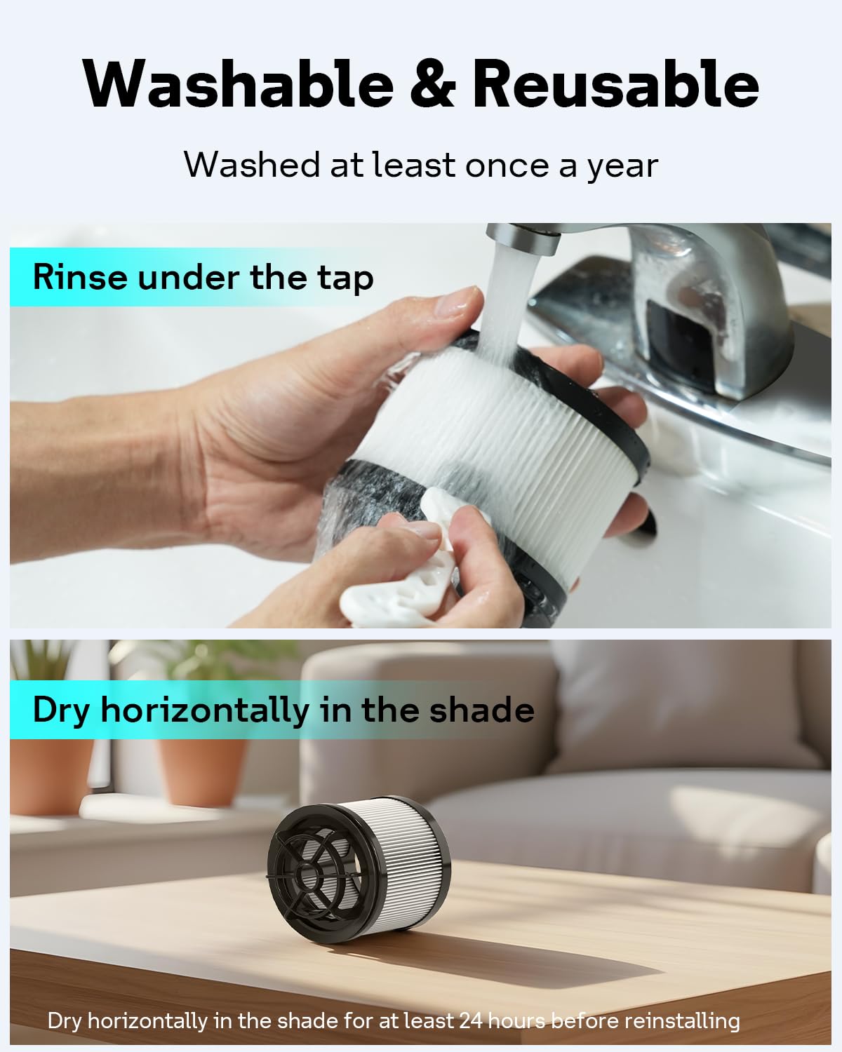 Leemone LVAC washable filters highlight reusable maintenance