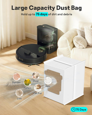 Leemone Roomba 504 dust bags prevent leaks with larger capacity