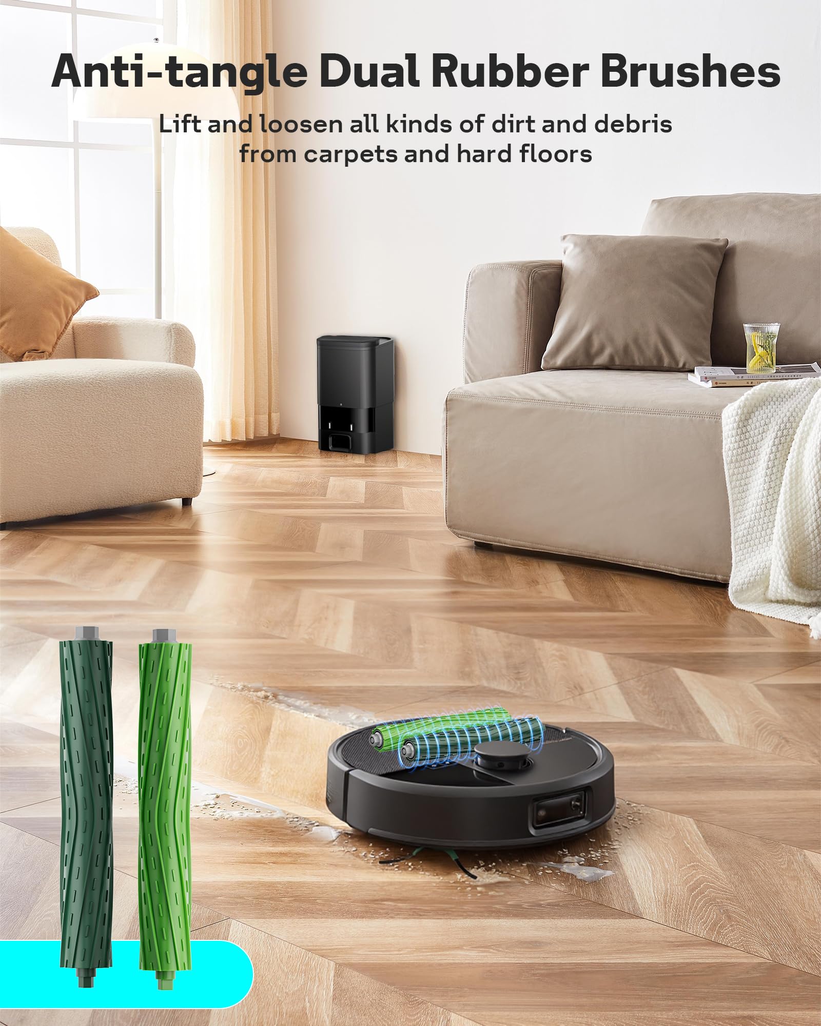 Leemone Roomba 504 filters trap fine particles for cleaner air