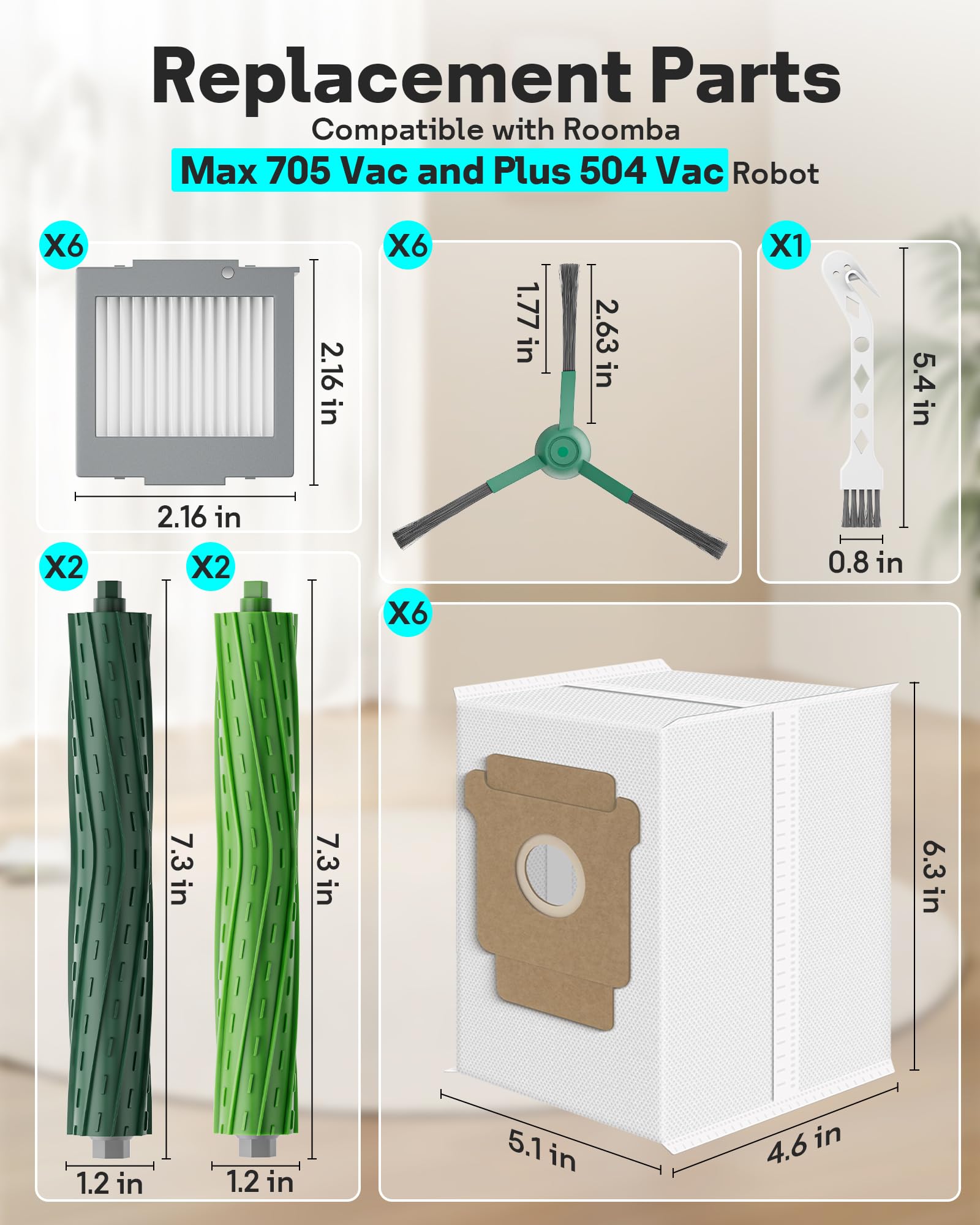 Leemone Roomba compatibility guide to verify model before ordering