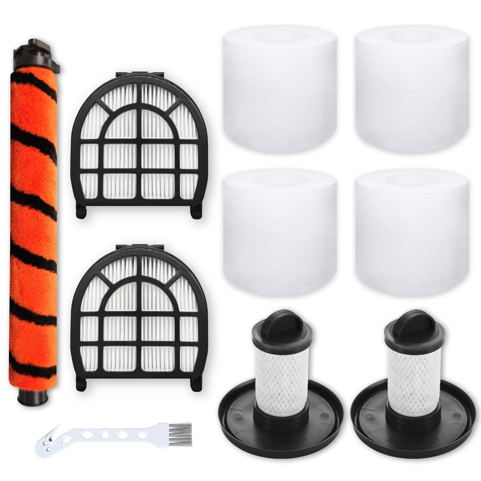 Leemone soft brush roll for Shark LZ600; helps remove hair and fibers efficiently.