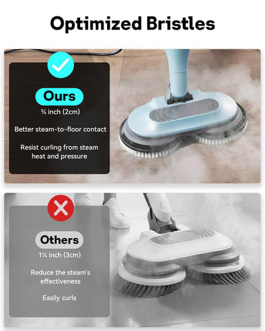 Leemone reinforced locking connection keeps pads secure during scrubbing.