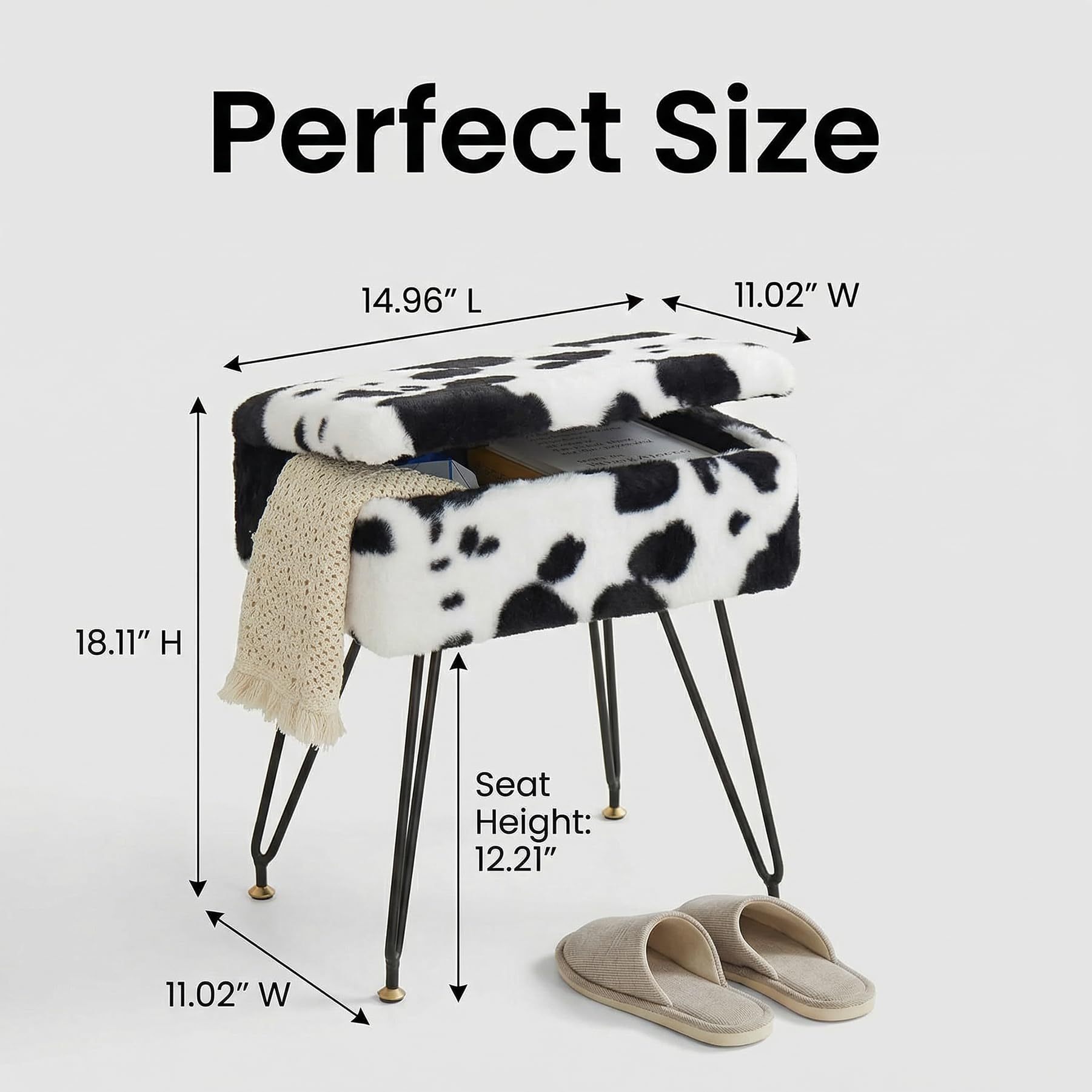 Leesingdo adjustable metal legs provide stable height on any floor
