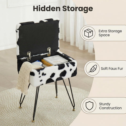 Leesingdo plush padded seat enhances comfort during makeup sessions