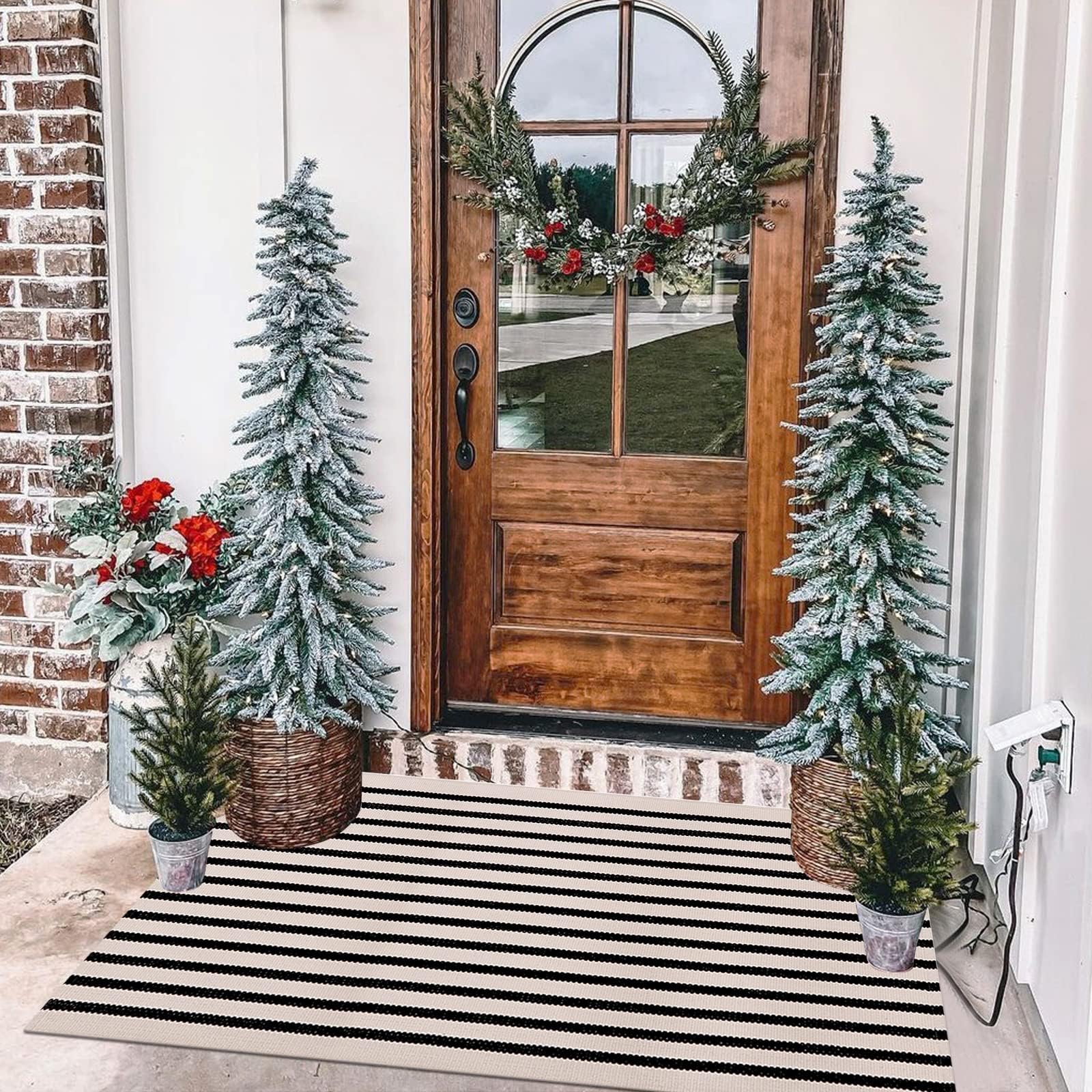 Leevan versatile rug works indoors or outdoors for busy homes.