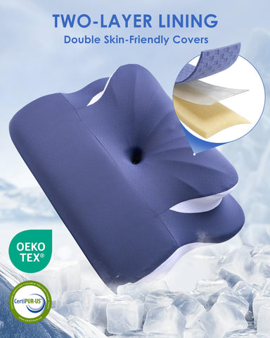 High-density memory foam core of Leewjed pillow