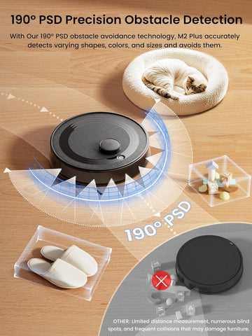 Lefant M2 Plus 3-in-1 cleaning sweeps, vacuums, and mops in one pass.