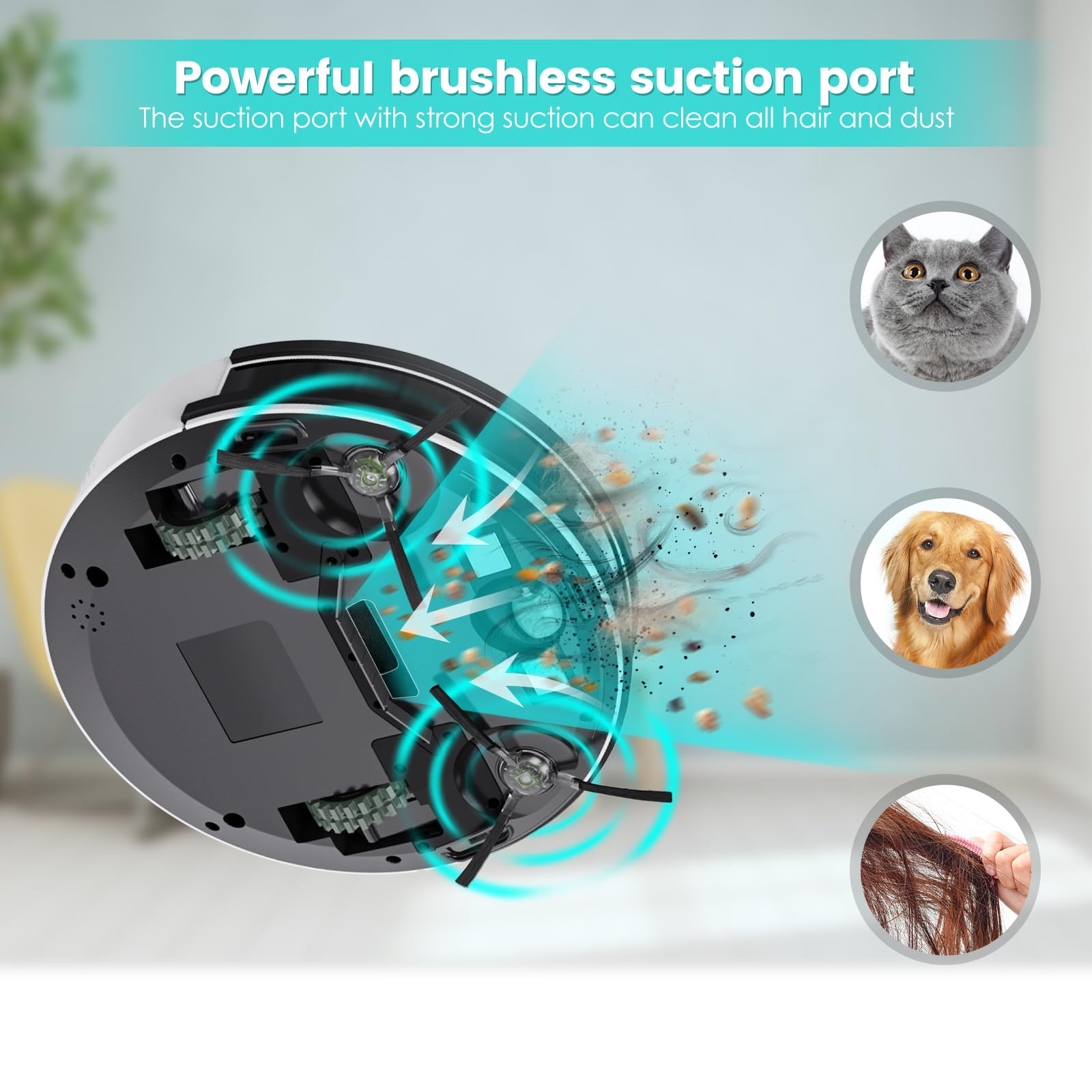 Lefant M210 pet hair cleaning for homes with furry family members.
