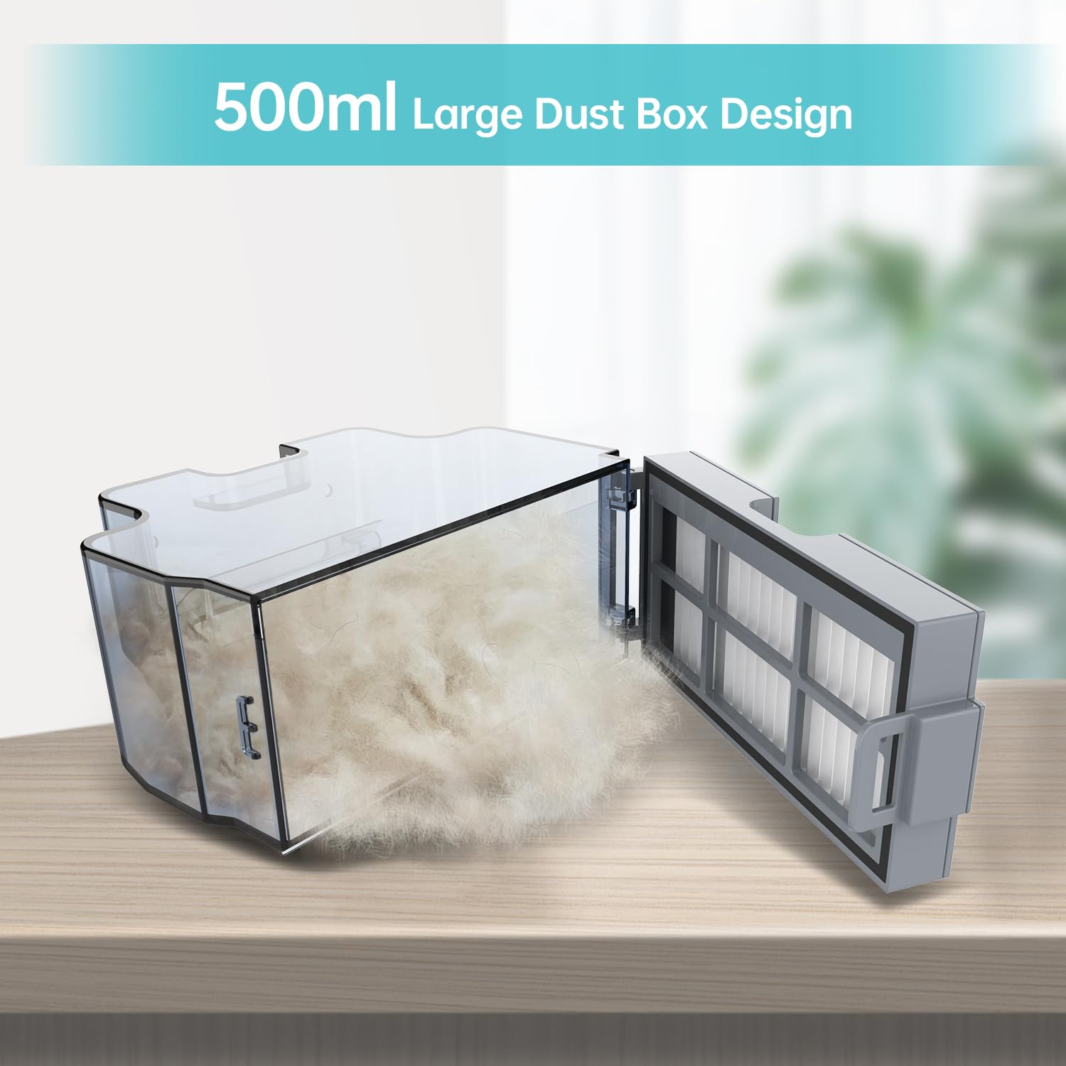 Lefant M210 self-charging dock allows autonomous returning and resume cleaning.