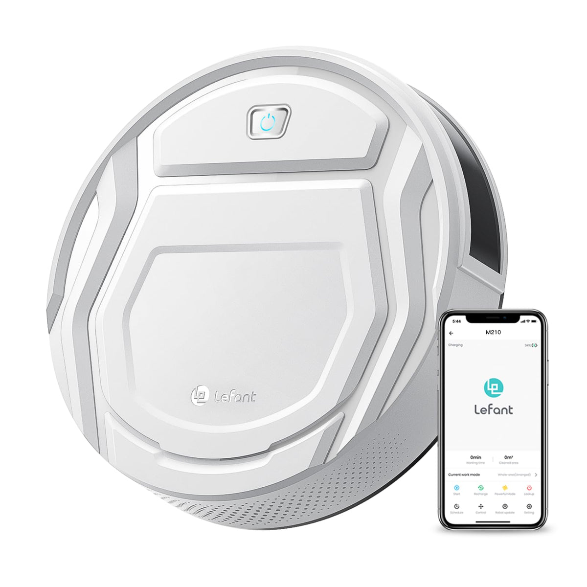 Lefant M210 compact design enables cleaning under beds and sofas.