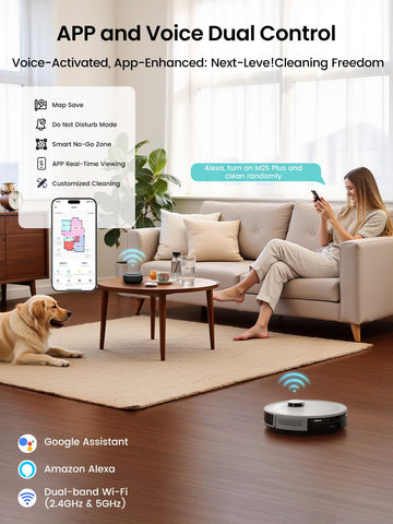 Control via Wi-Fi, Alexa, and app for schedules.